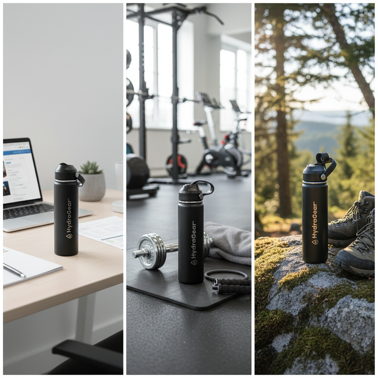 Van kantoor tot sportschool – één fles voor je hele dag